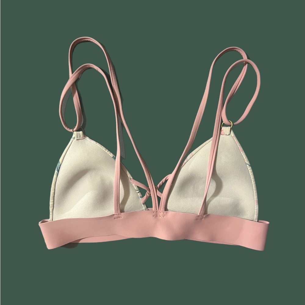 PINK Floral Bralette - Picture 2 of 2